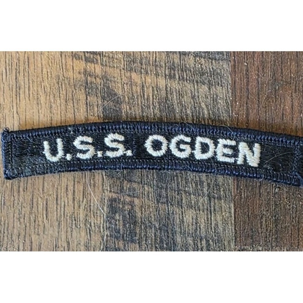 U.S.S. Ogden-Navy Ship Patch-Shoulder Tab USN Military Rocker USS Naval Patch